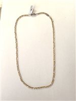 Collar in Oro amarillo PIATTA 3+1 BICOLORE FRED